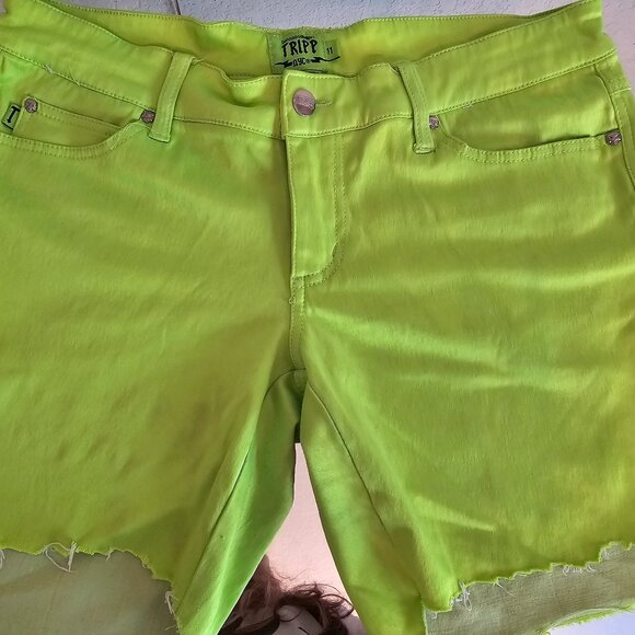 Tripp nyc Pants - Daang Goodman Tripp NYC Neon Demin Shorts